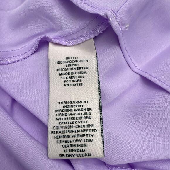 Nanette Lepore Dress Size 8 Orchid Bloom Sleeveless Midi Purple Minimalist - Picture 4 of 10